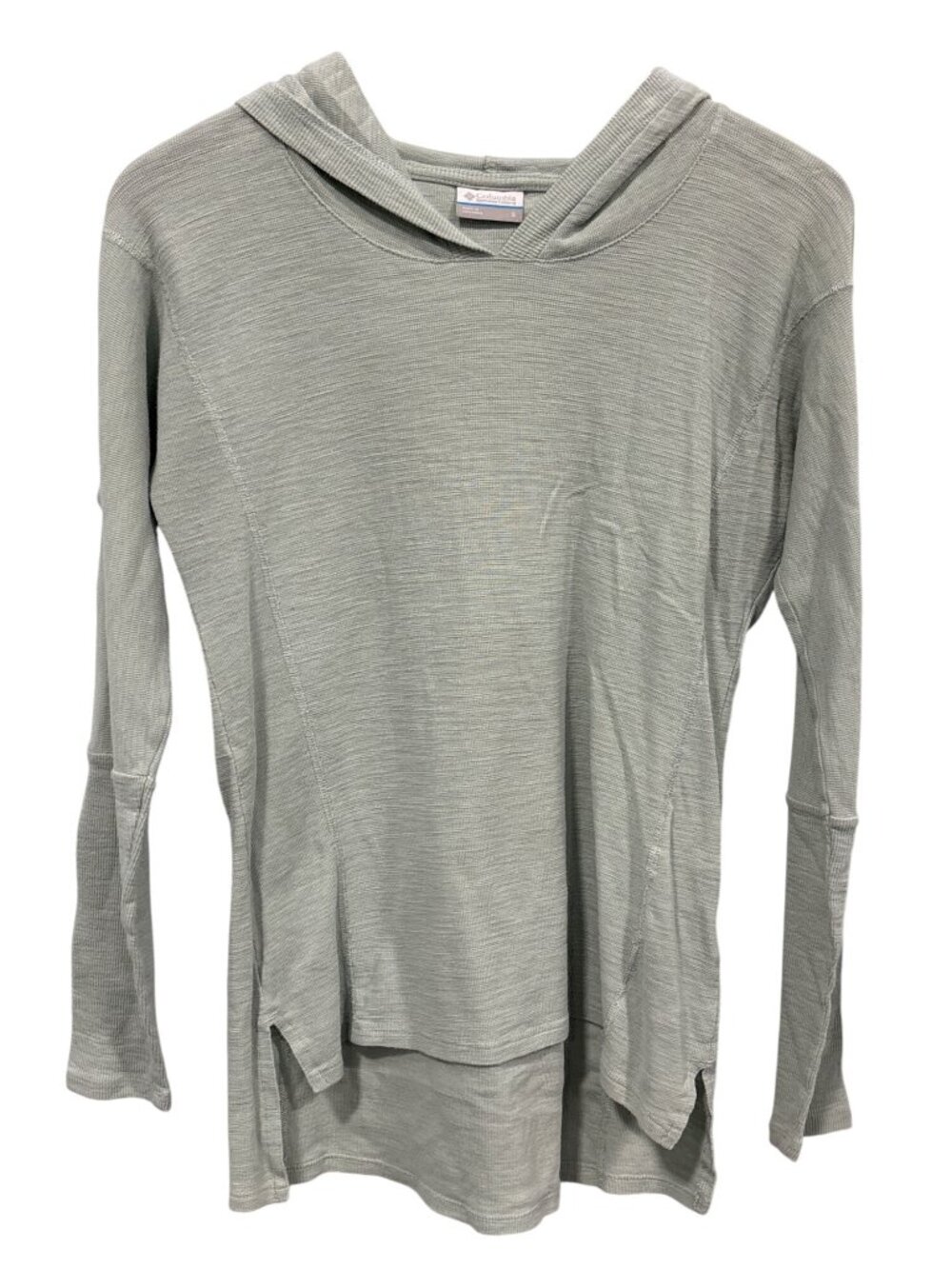 Columbia Longer Days Hoodie Small Long Sleeve Drop Tail Hem Athleisure Active